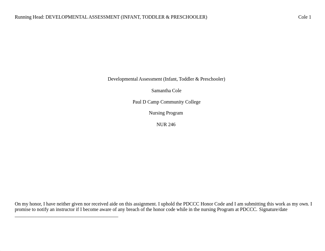 Developmental Assessment Table 15 Infants, toddler &  preschooler.doc_dvsfn0qpcfi_page1