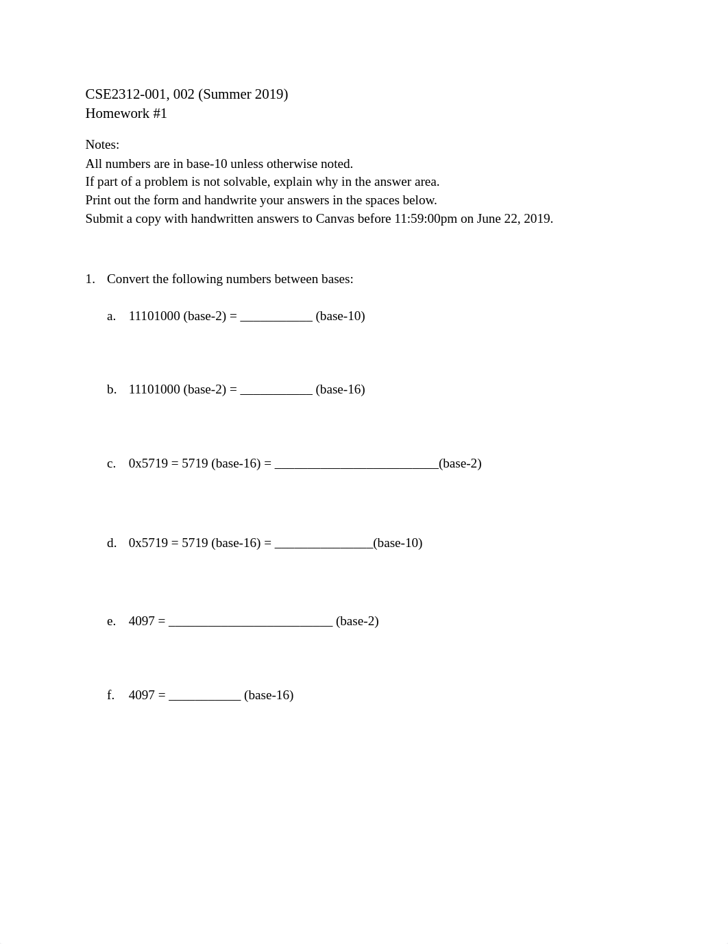 CSE2312_Summer_2019_Homework_1.pdf_dvsgknspxzn_page1