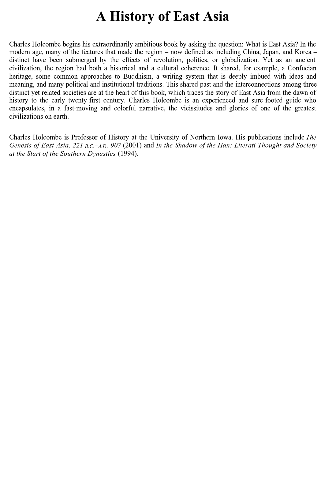 A History of East Asia From the Origins of Civilization to - Charles Holcombe.pdf_dvsj5xrbncn_page2