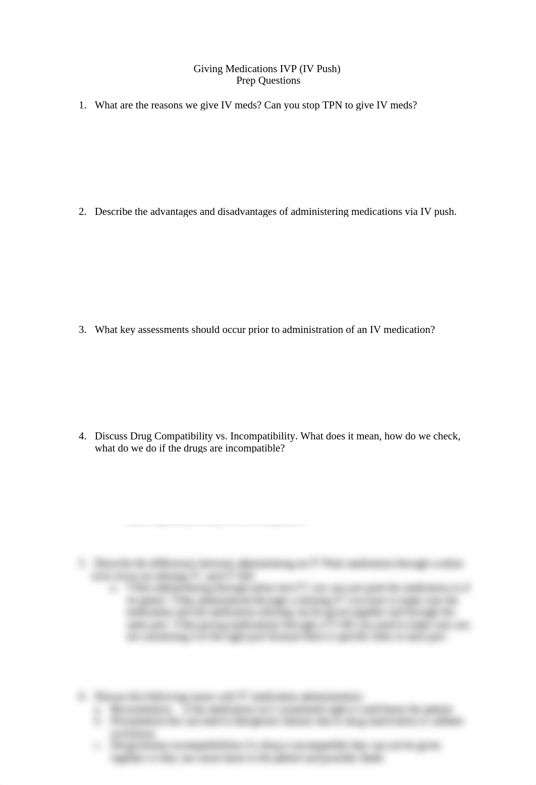 Medicaitons IV Push Prep Questions (Answers).docx_dvt0huhdok0_page1