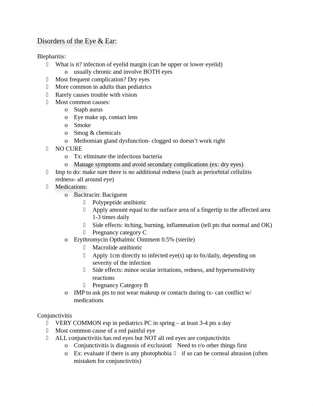 Disorders of Eye & Ear study guide.docx_dvta7kr0i0t_page1