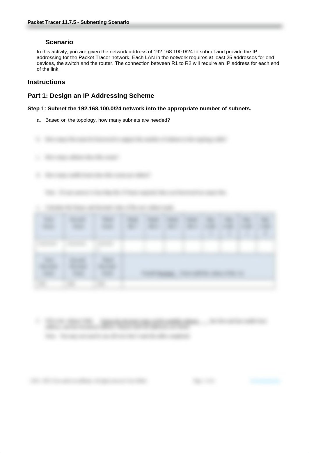 11.7.5 Packet Tracer - Subnetting Scenario.docx_dvtbaptwm8m_page2