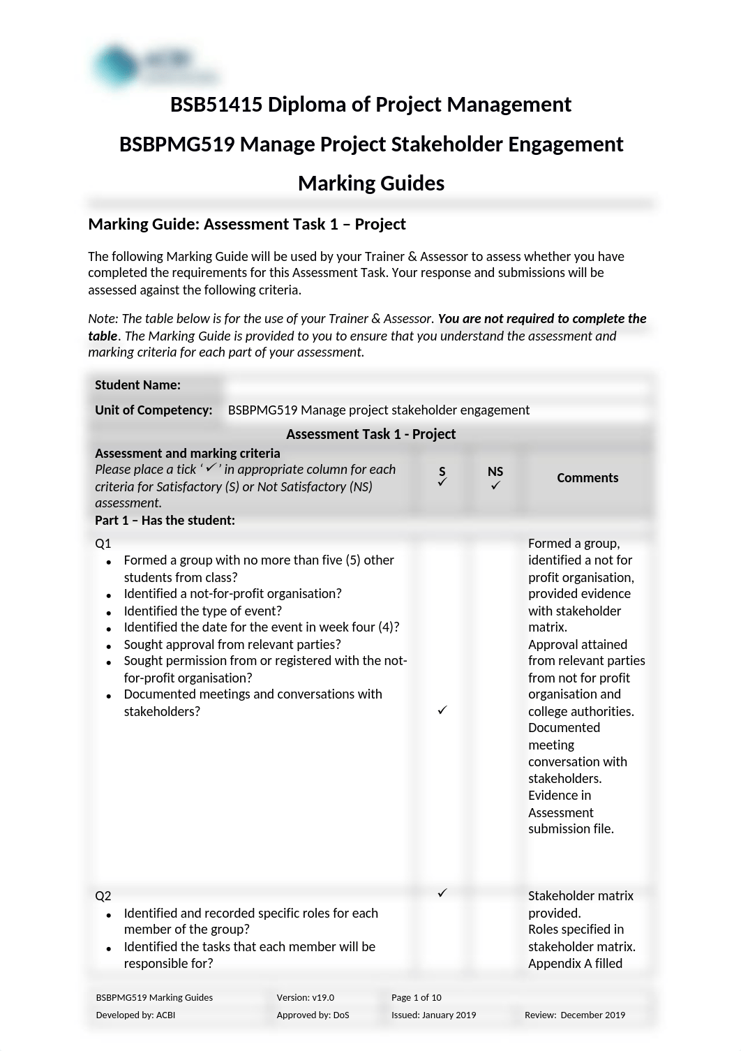 ACBI POM BSBPMG519 Marking Guide.docx_dvtm7wsk06o_page1