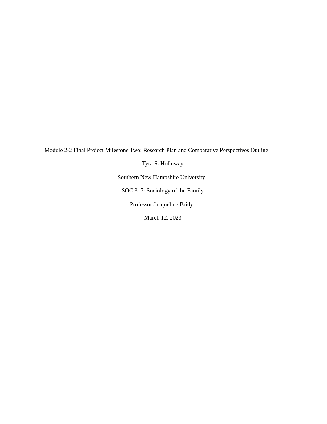 SOC 317 Module 2-2 Final Project Milestone Two Research Plan and Comparative Perspectives Outline.do_dvu0lwtc92a_page1