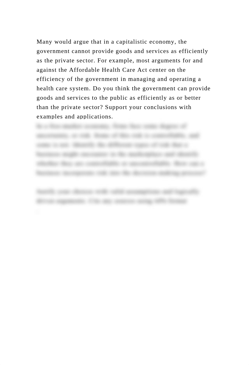 Many would argue that in a capitalistic economy, the government cann.docx_dvu2fa3psqs_page2