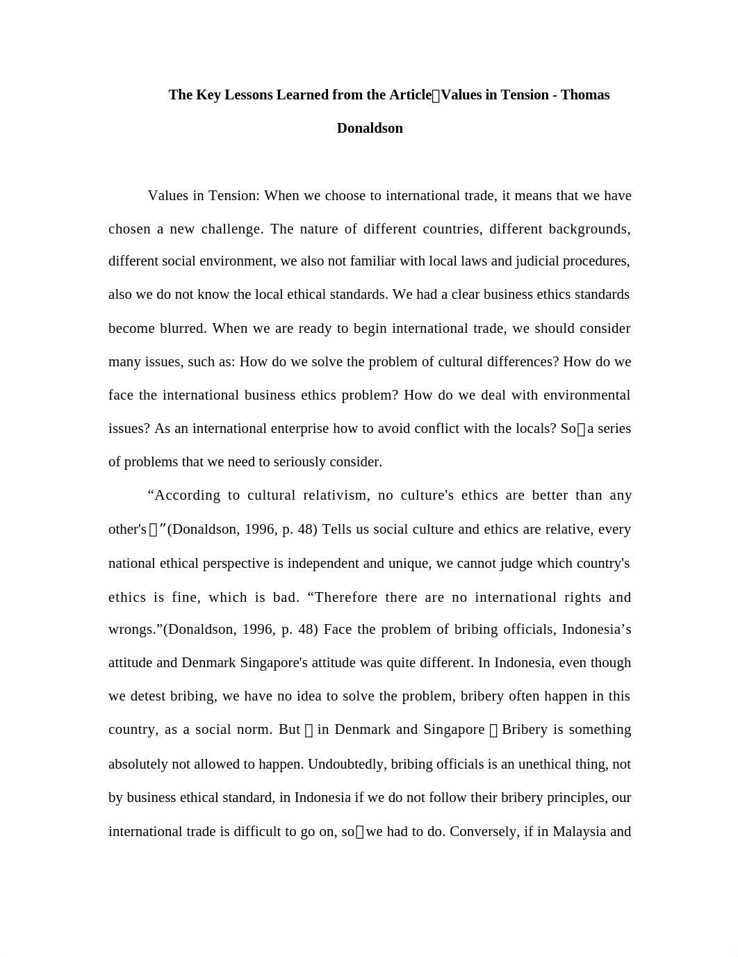 The Key Lessons Learned from the Article：Values in Tension_dvu3t39j3tv_page1