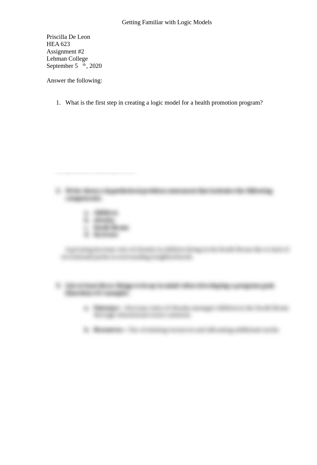 Logic Model Activity - Priscilla De Leon - HEA 623.doc_dvu6nbuegyq_page1