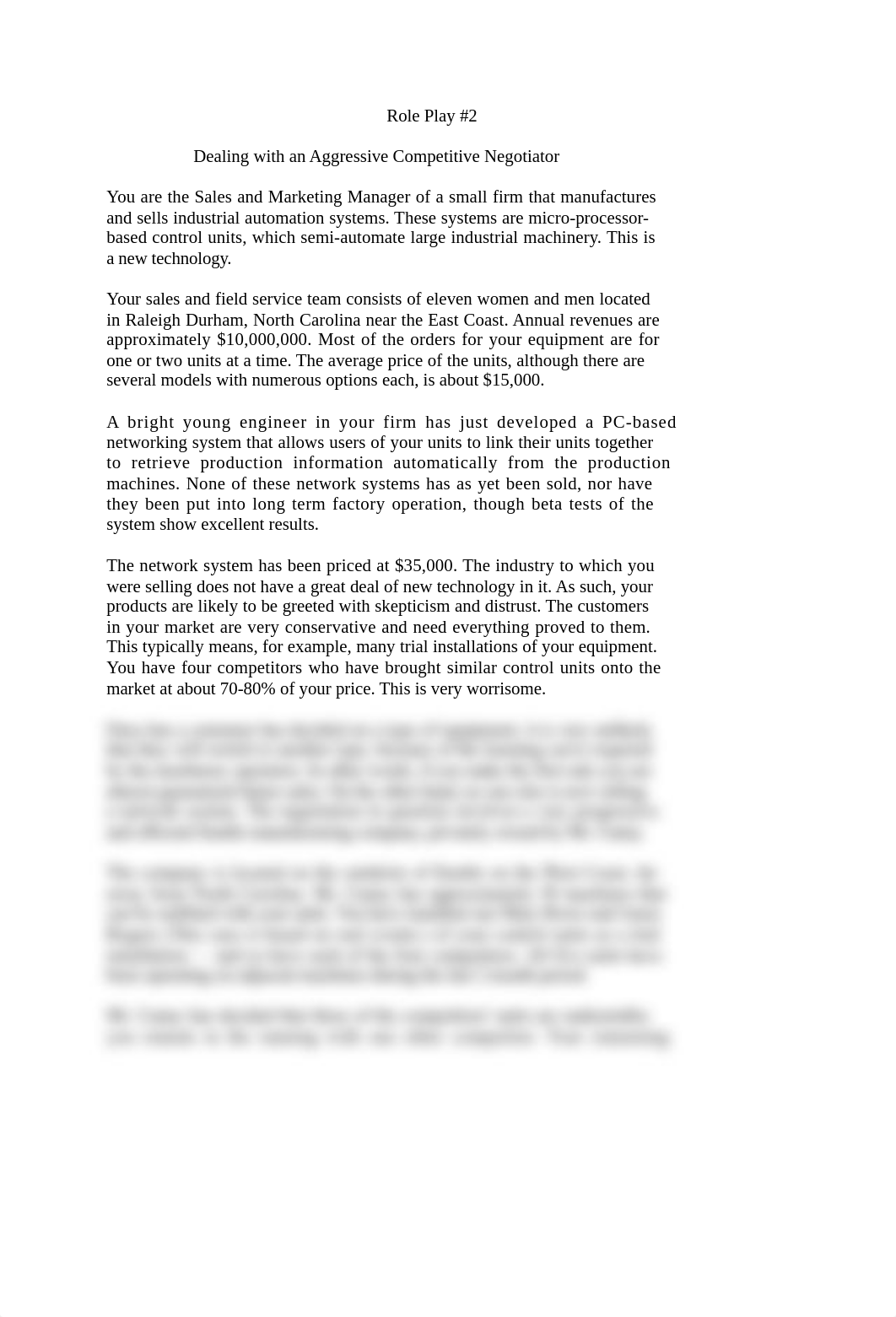 ROLE PLAY 2 - Dealing with an Aggressive Competitive Negotiator.docx_dvur0hpxgti_page1