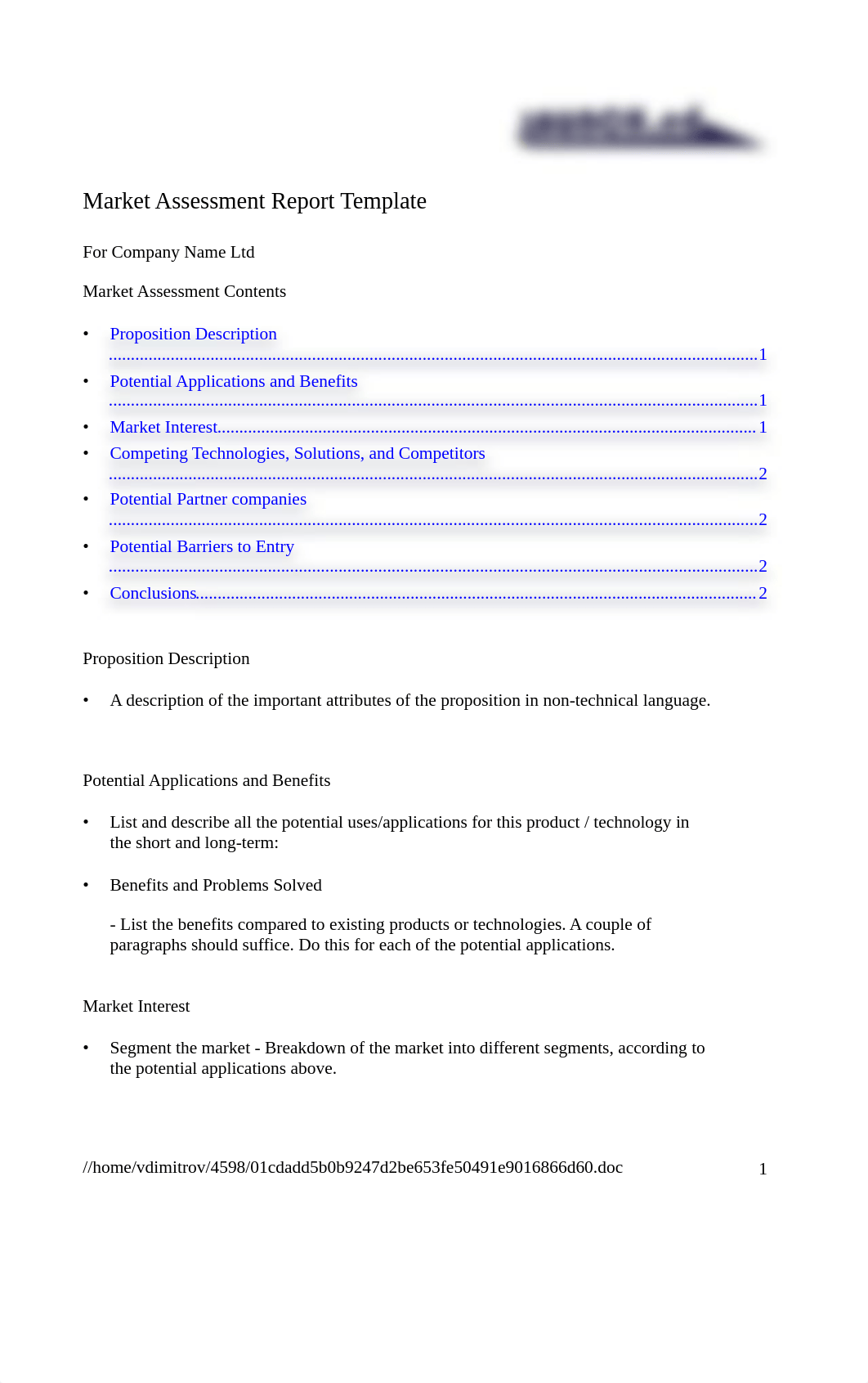 Market Assessment Template - Kopya (2)_dvuxl01jsc9_page1