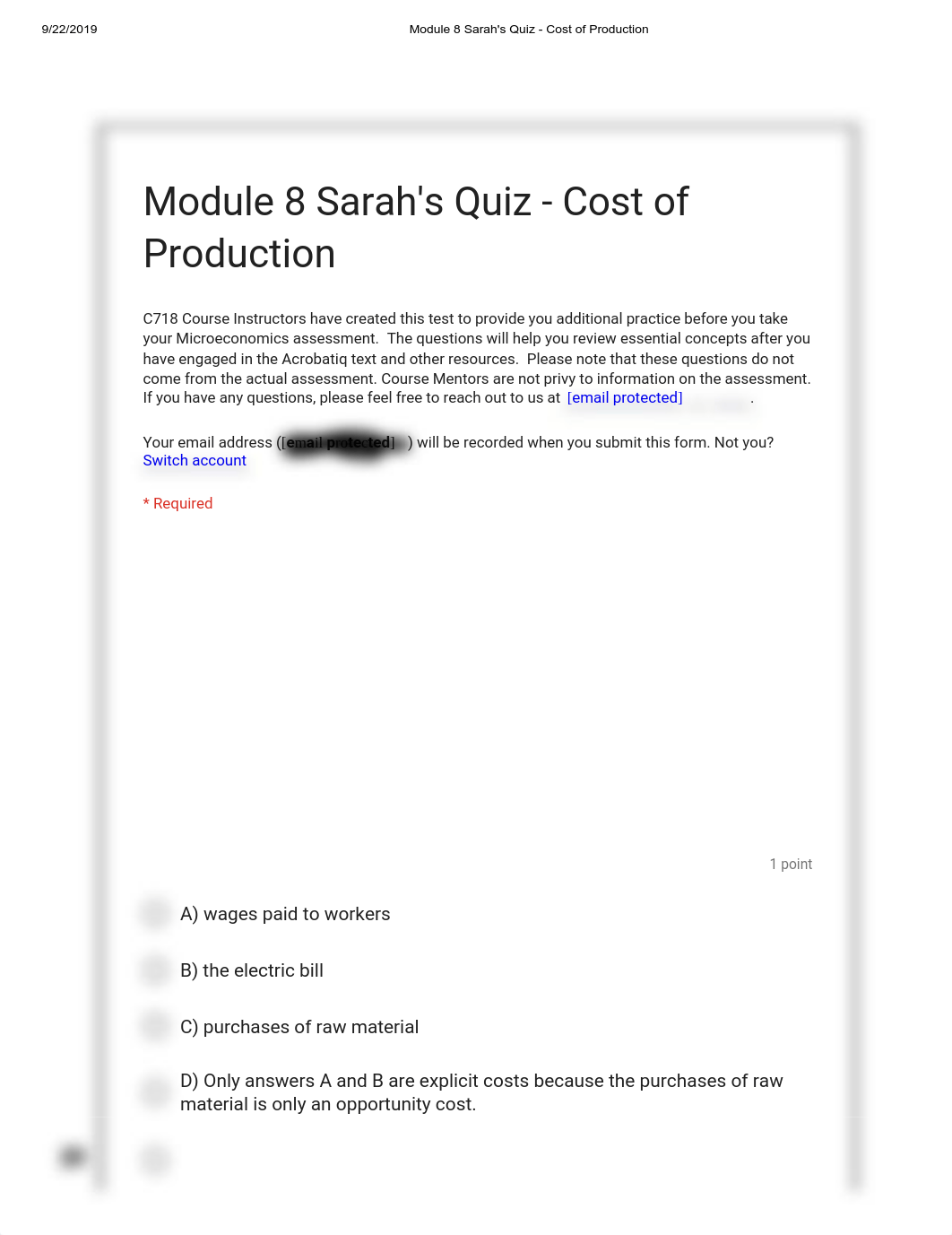 Module 8 Sarah's Quiz - Cost of Production.pdf_dvv81z3ye1d_page1