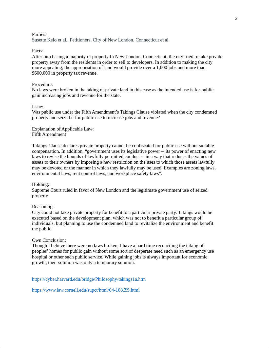 Susette Kelo et al., Petitioners v. City of New London, Connecticut et al..docx_dvve8sc10xy_page2