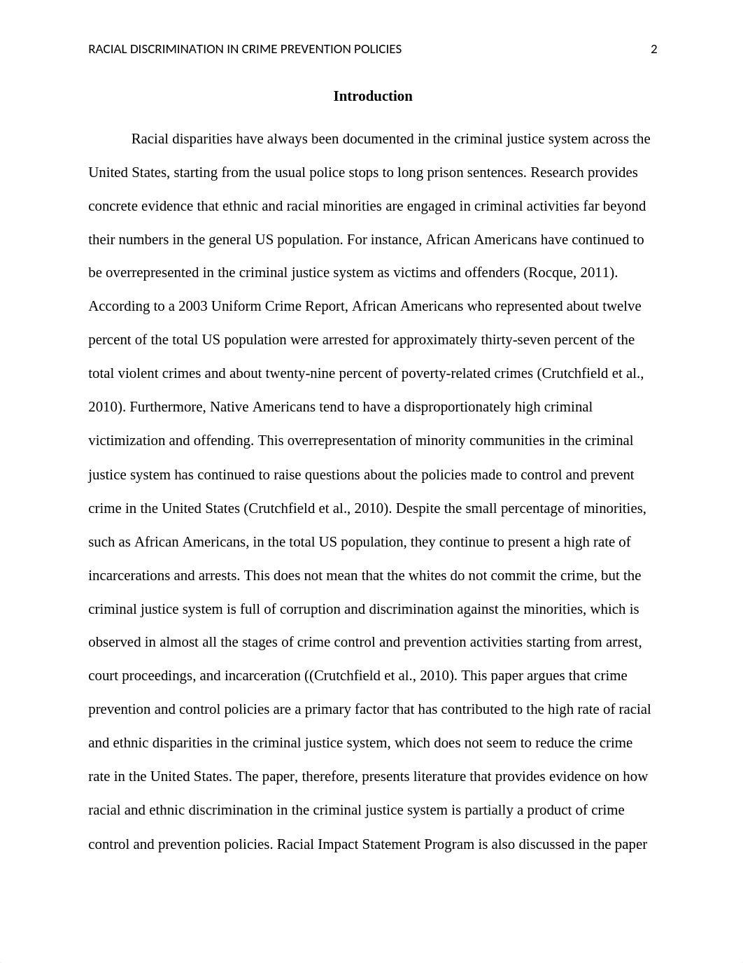 Racial Disparities in Crime Prevention Policies by the US Criminal Justice System.docx_dvvhtt9pm76_page2