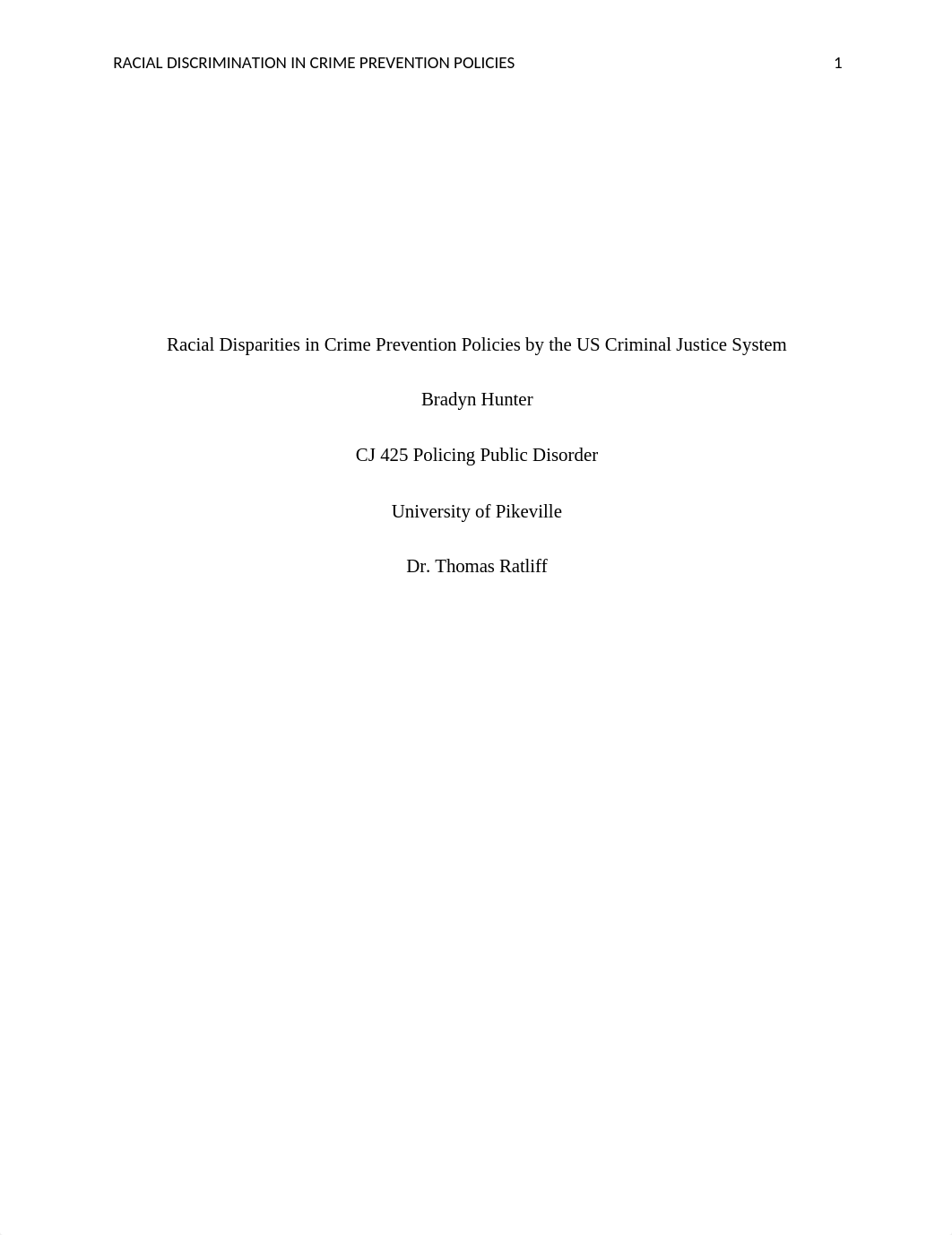 Racial Disparities in Crime Prevention Policies by the US Criminal Justice System.docx_dvvhtt9pm76_page1