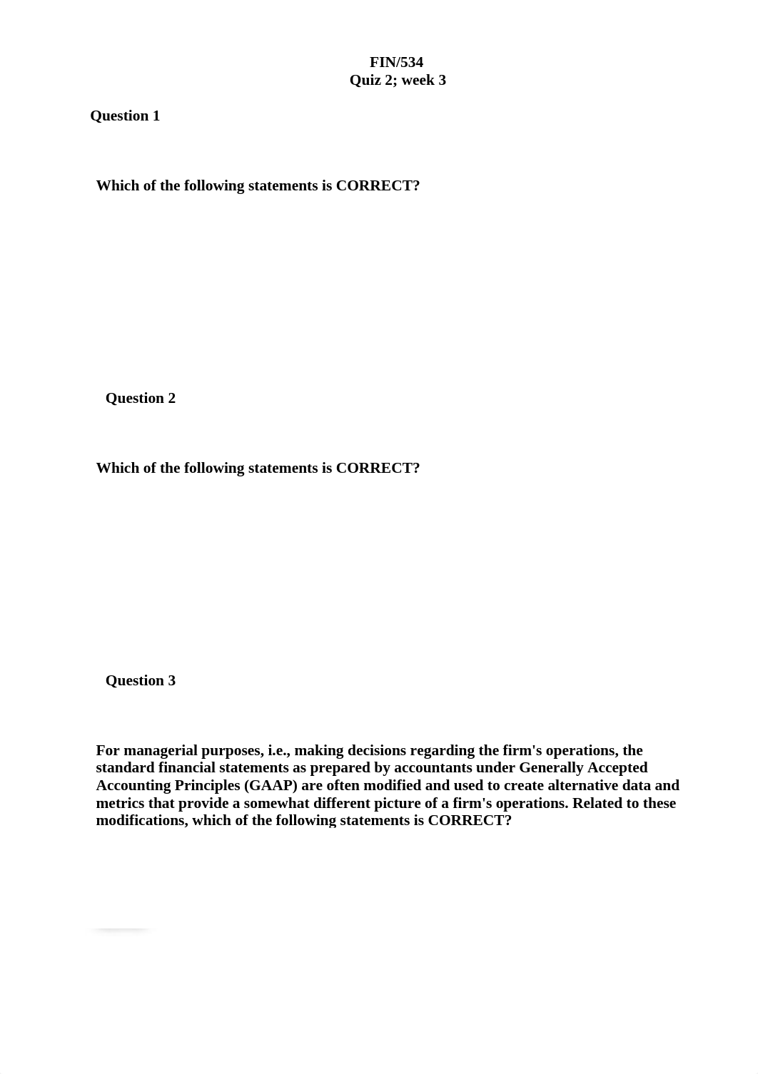 FIN 534 Quiz 2(Question 1-30)_dvvkj60uvbu_page1