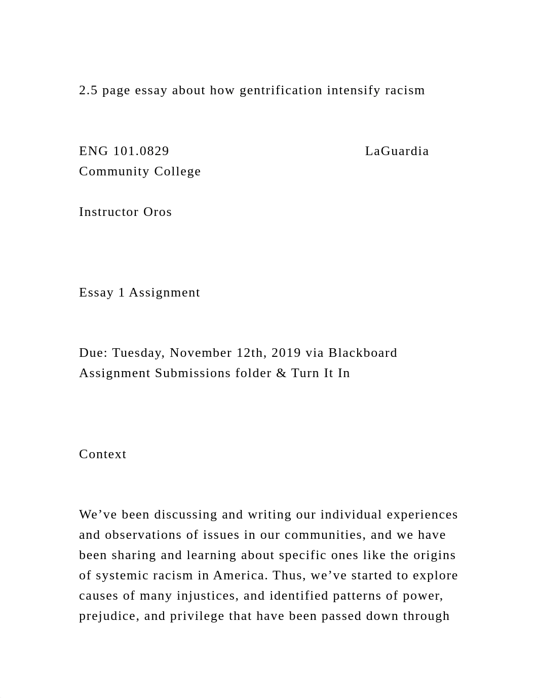 2.5 page essay about how gentrification intensify racismENG 10.docx_dvwaxwk6ps8_page2