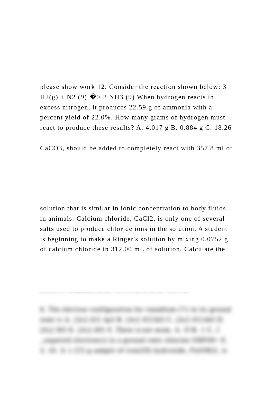 please show work 12. Consider the reaction shown below 3 H2.docx_dvwcxp8j5lu_page2