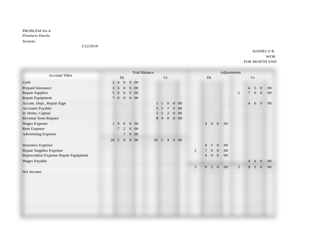 Ch 4  4A-4 Daniel Repair Service.xls_dvwf0ko27bh_page1