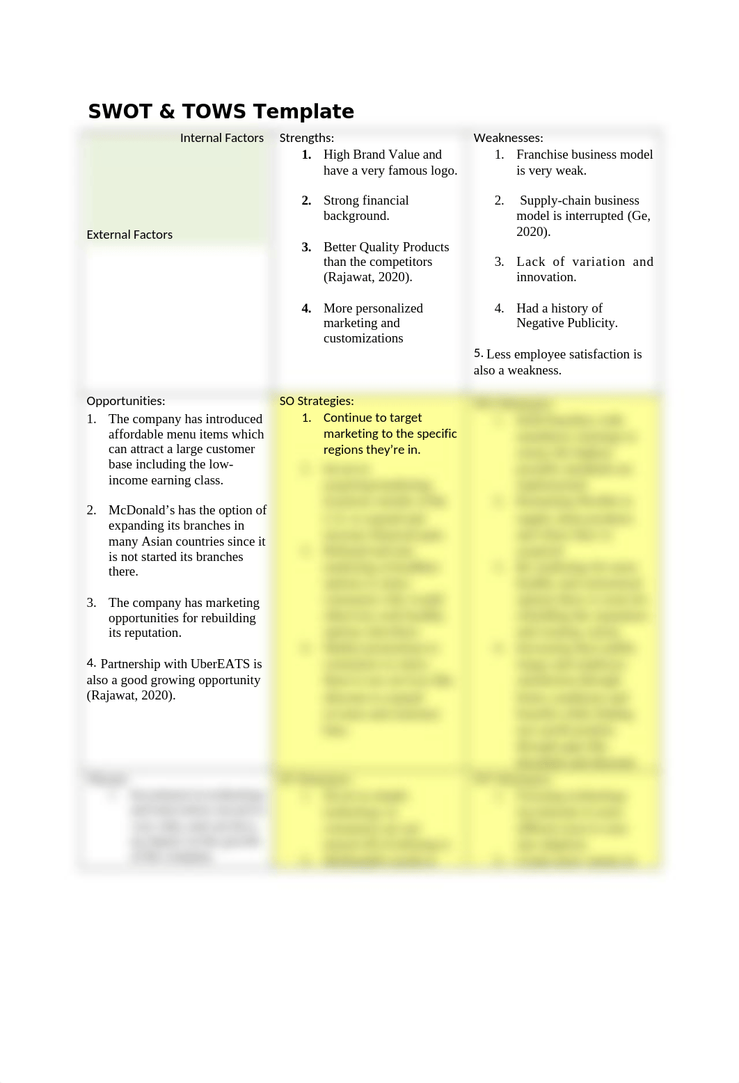 TOWS- McDonald's .doc_dvwopicyrkq_page1