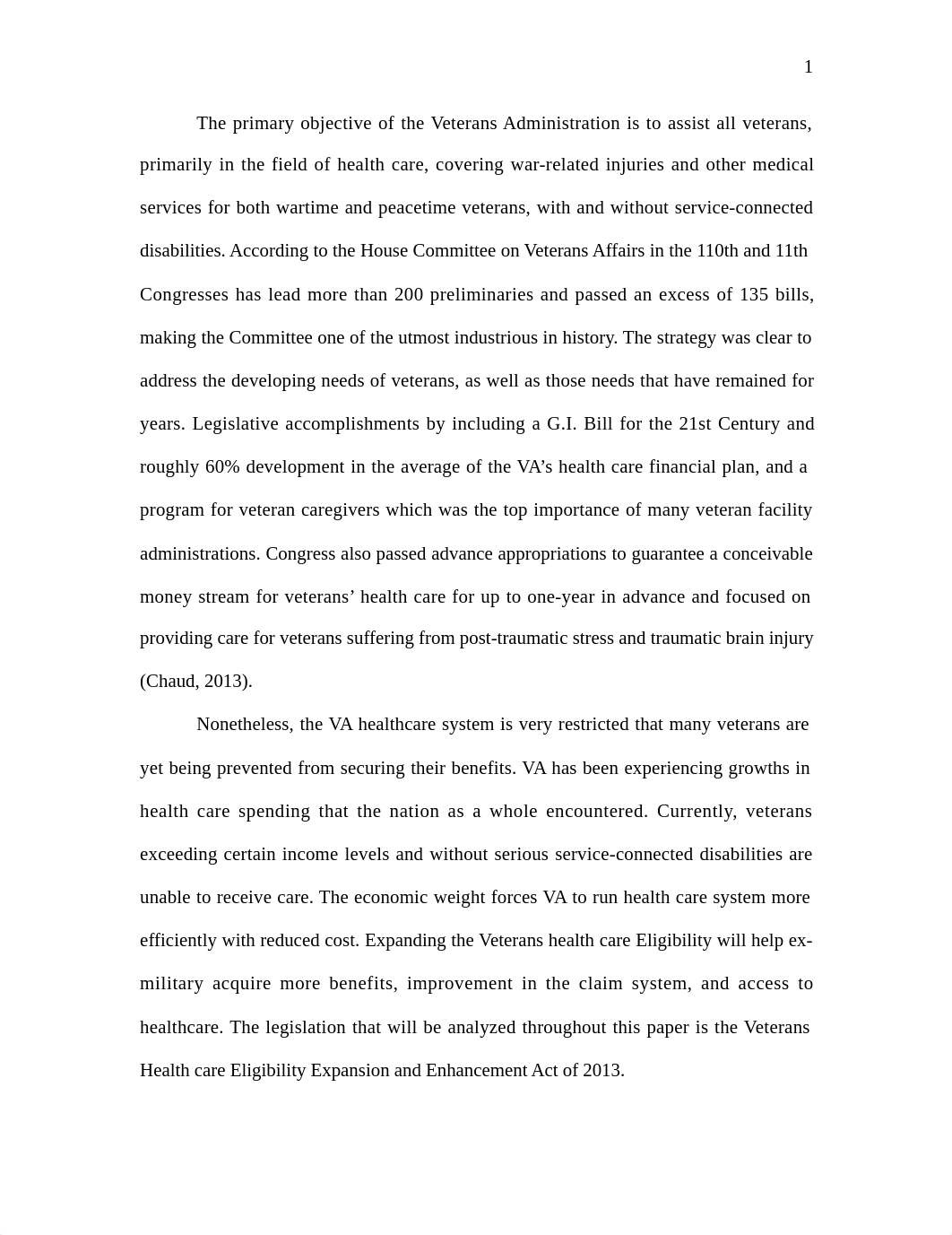 VA Healthcare Policy Analysis Paper.docx_dvwqrrhop77_page1