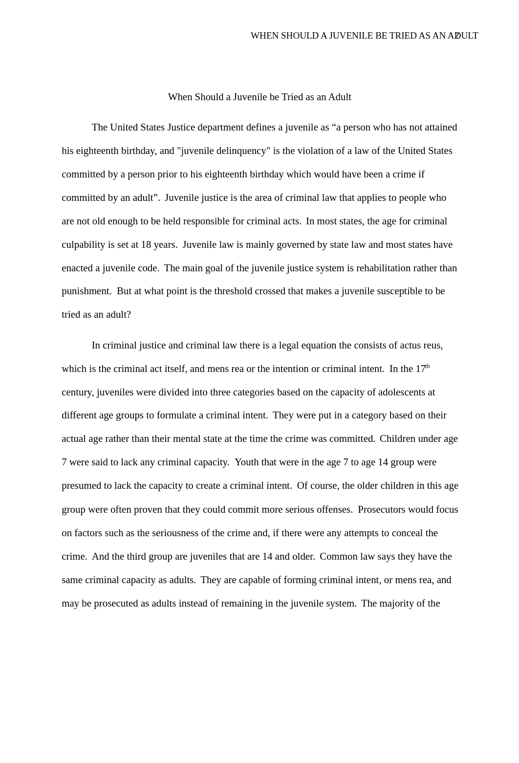 ABurchett CJC 310 When Should Juveniles be Tried as Adults Essay.docx_dvwtbro1doi_page2