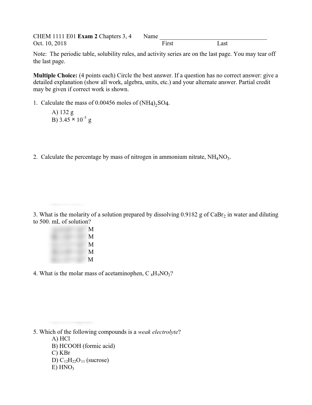 Exam2_Chem1111_fa18 for testing center.pdf_dvwyqd1wqhq_page1