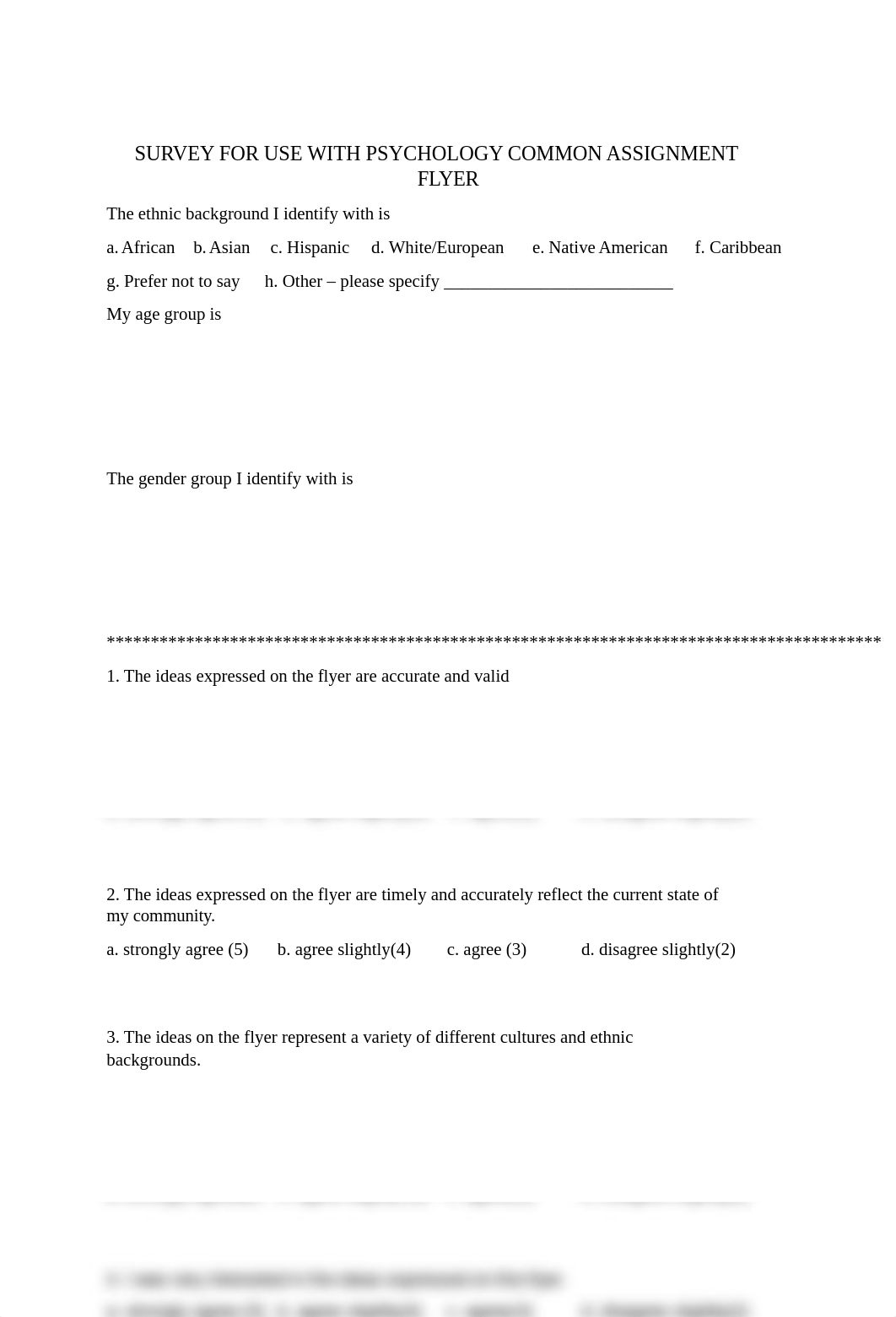 SAMPLE 3 SURVEY TO USE IN PSYCHOLOGY COMMON ASSIGNMENT.docx_dvx2mbf0rzo_page1