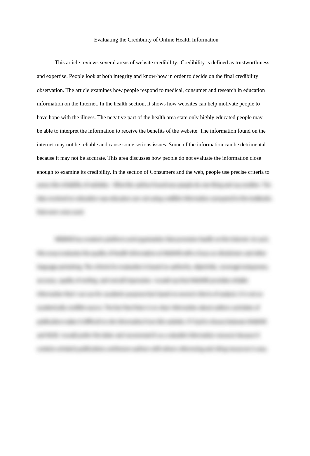 Evaluating the Credibility of Online Health Information.docx_dvx4ukde1dl_page1