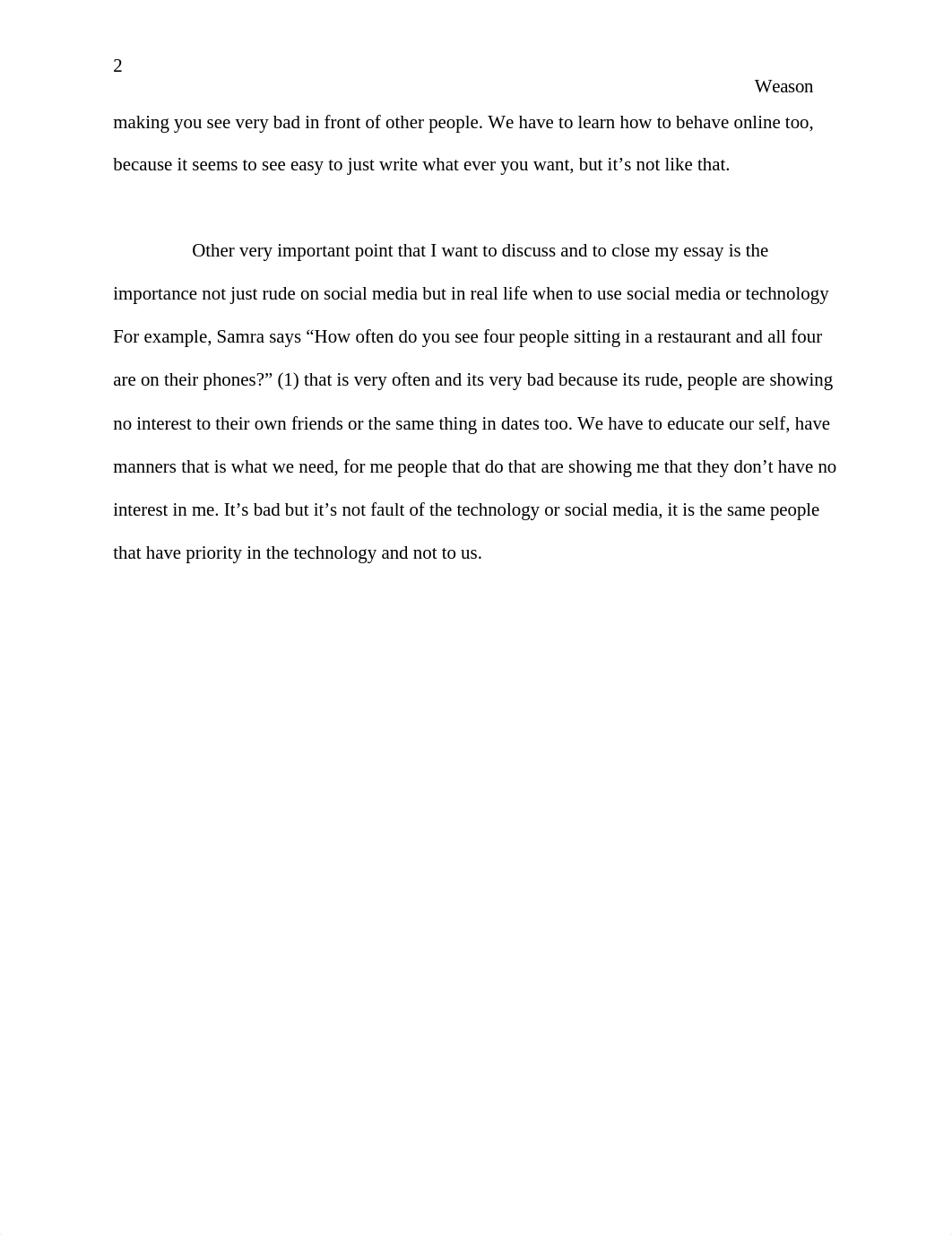 Essay Is Social Media Making Us Rude? Alexander Weason.docx_dvxa2474pzs_page2