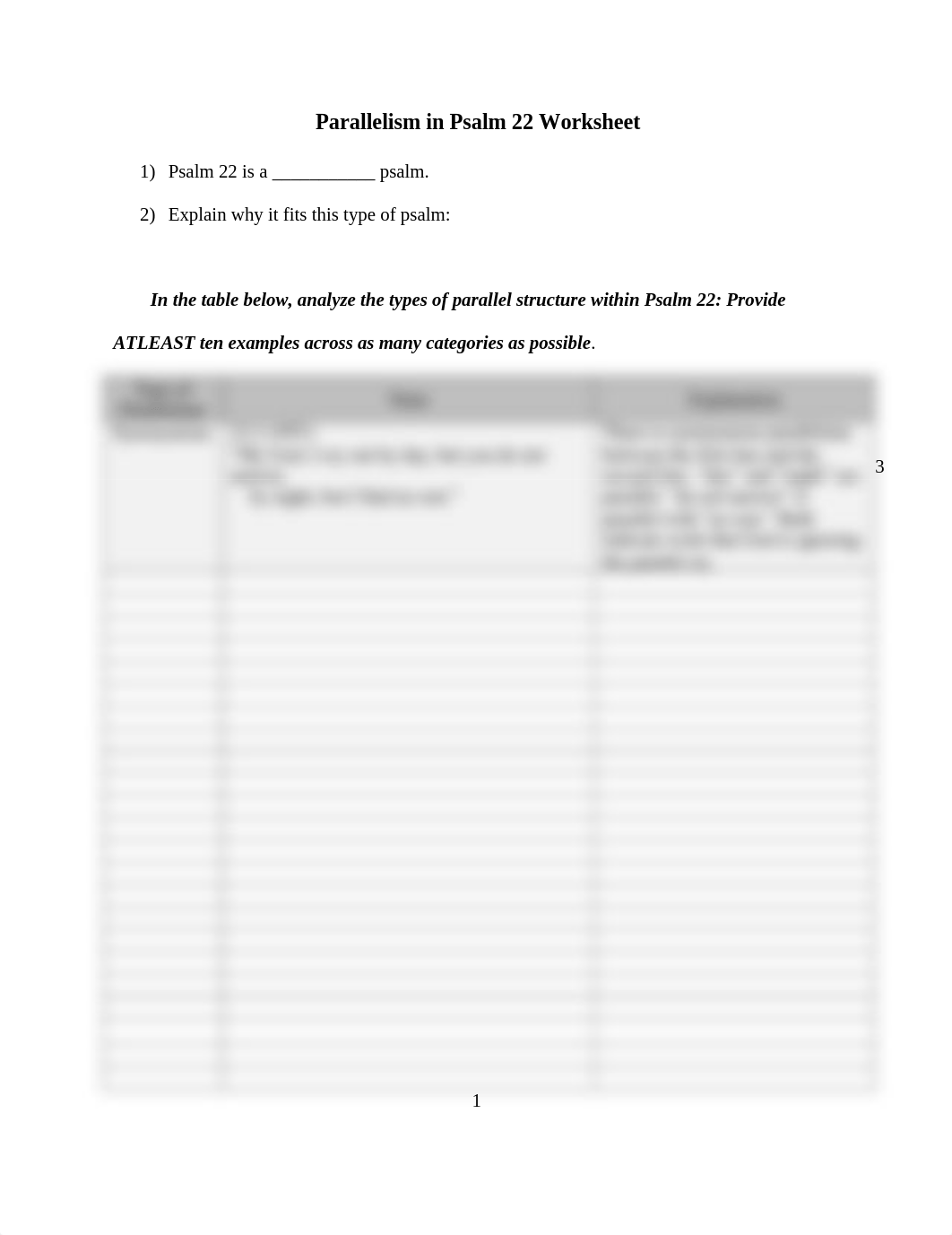 BI1103_A5.1_Parallelism in Psalm 22 Worksheet blank.docx_dvxb9a4zbj6_page1