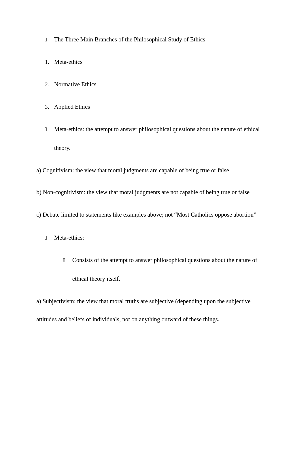 PHI 304 Ethics Notes The Three Main Branches of the Philosophical Study of Ethics_dvxmrywc2qr_page1