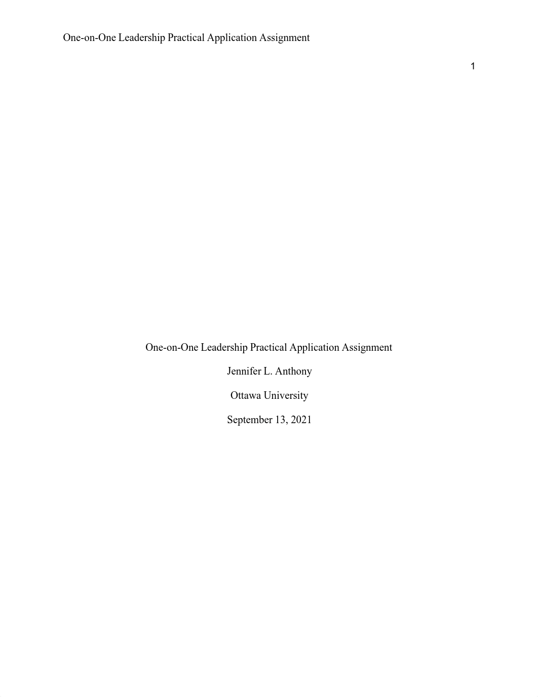 One-on-One Leadership Practical Application Assignment One-on-One Leadership Practical Application A_dvy2x97zi6m_page1
