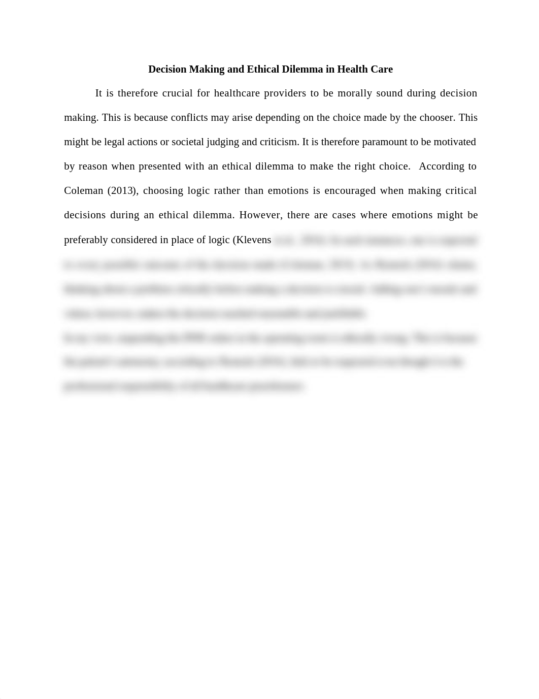 Decision Making and Ethical Dilemma in Health Care.docx_dvyf4wcwps7_page1