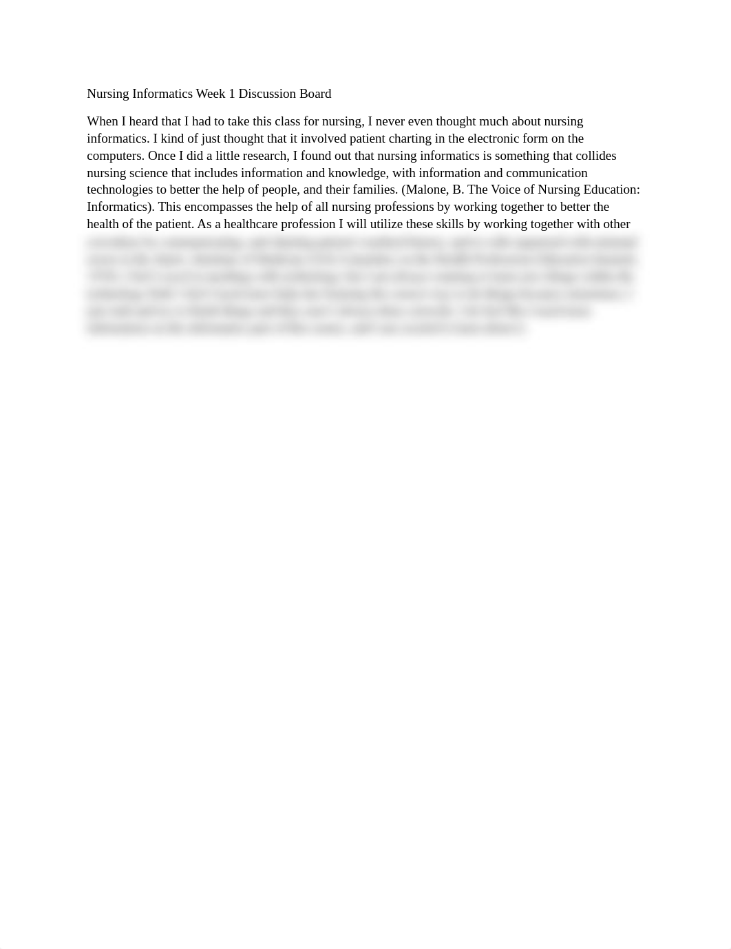 Nursing Informatics Week 1 Discussion Board.docx_dvyrhms1deq_page1