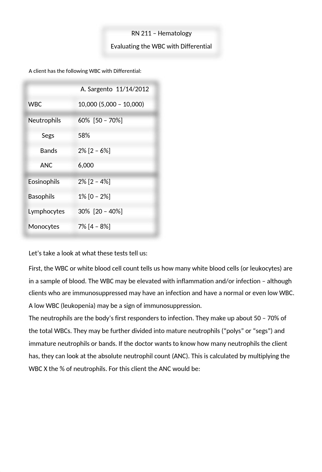 Evaluating the WBC with Differential.doc_dvziah543k0_page1