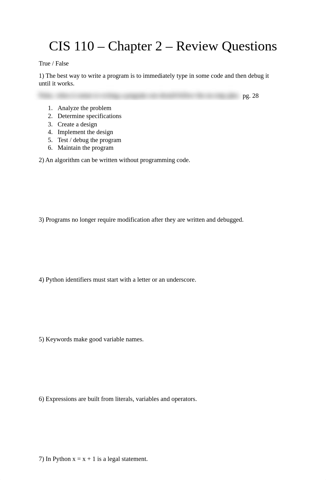 CIS 110 - Chapter 2 - Review Questions.docx_dvzwv79b4vt_page1