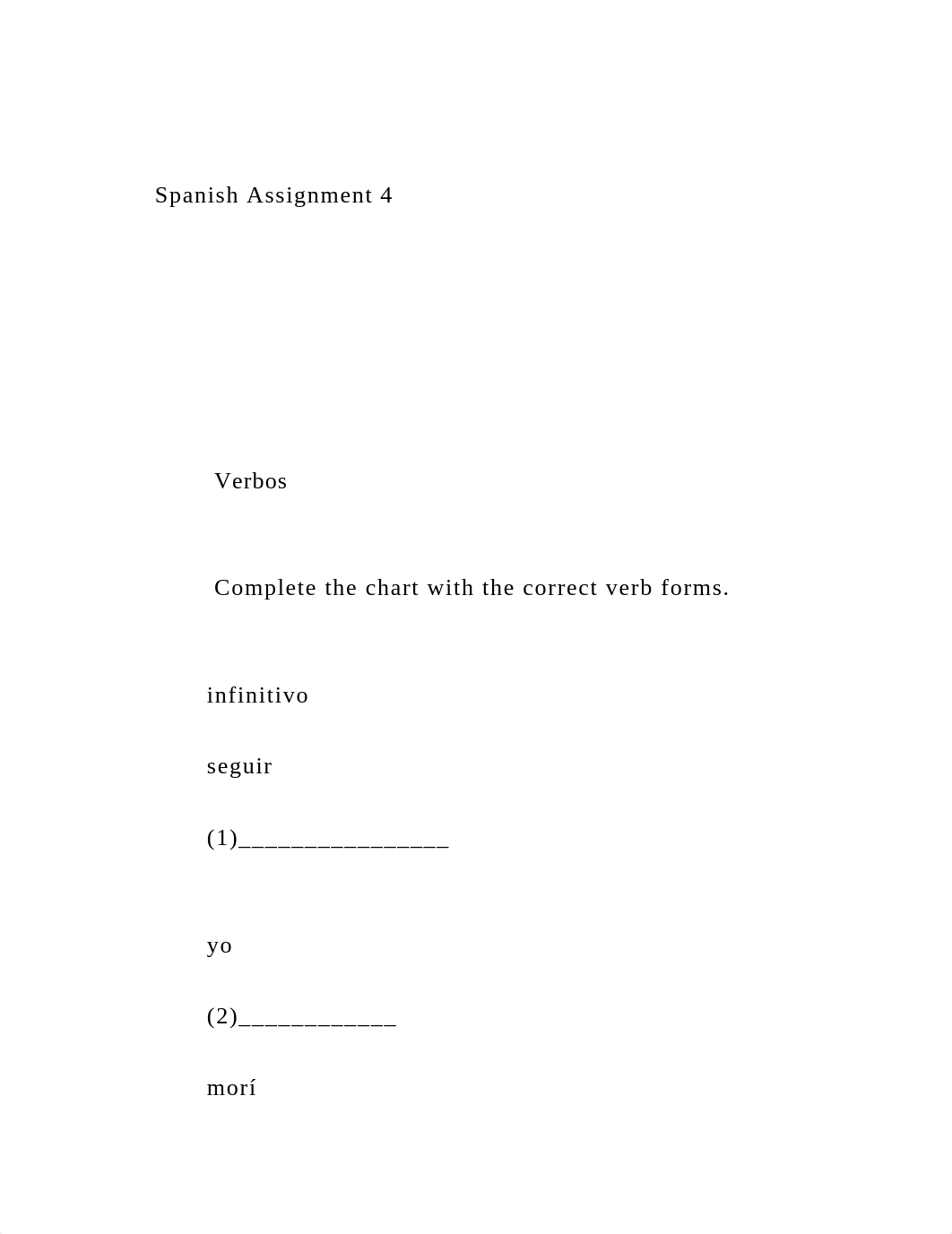 Spanish Assignment 4           Verbos          .docx_dw0czjhti5x_page2