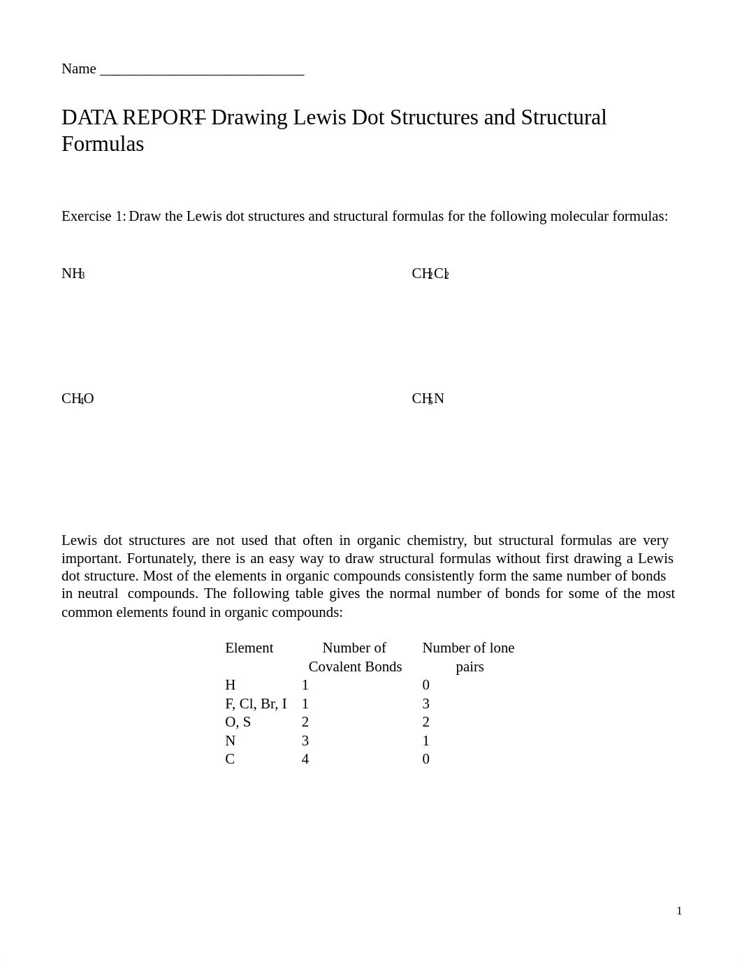 Chem131_Lab1_Drawing Lewis Dot Strcutures and Structural Formulas Data Report.pdf_dw0jw8f79o9_page1