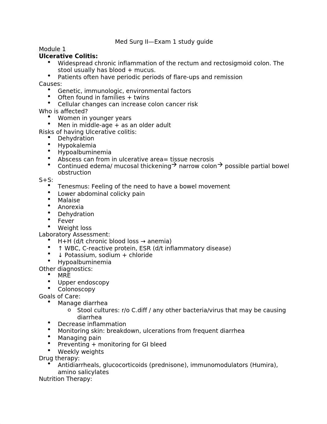 Med Surg2 exam 1 study guide.docx_dw0uwrtu5ci_page1