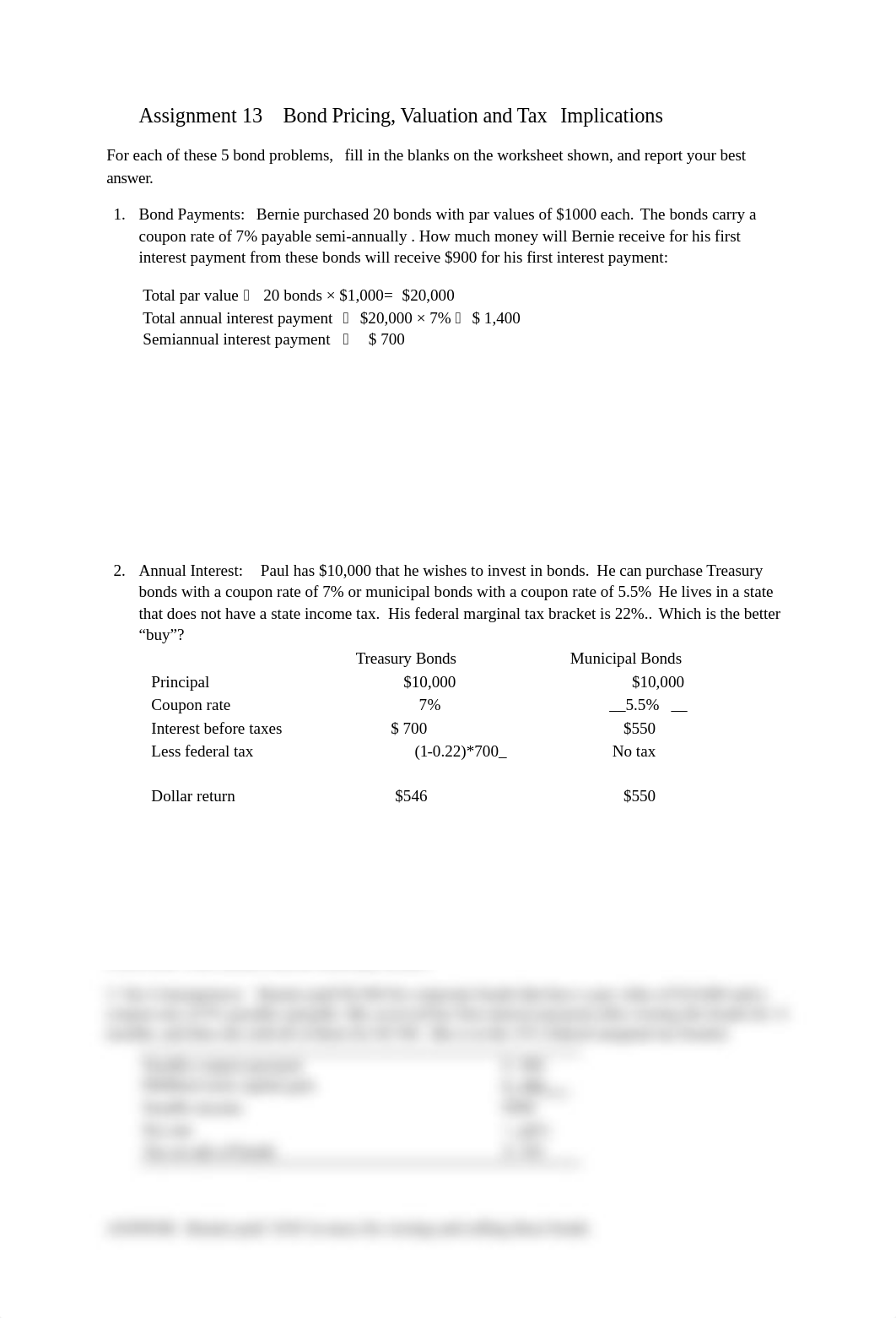 Assignment 13    Bond Pricing.docx_dw0v6a3igjz_page1