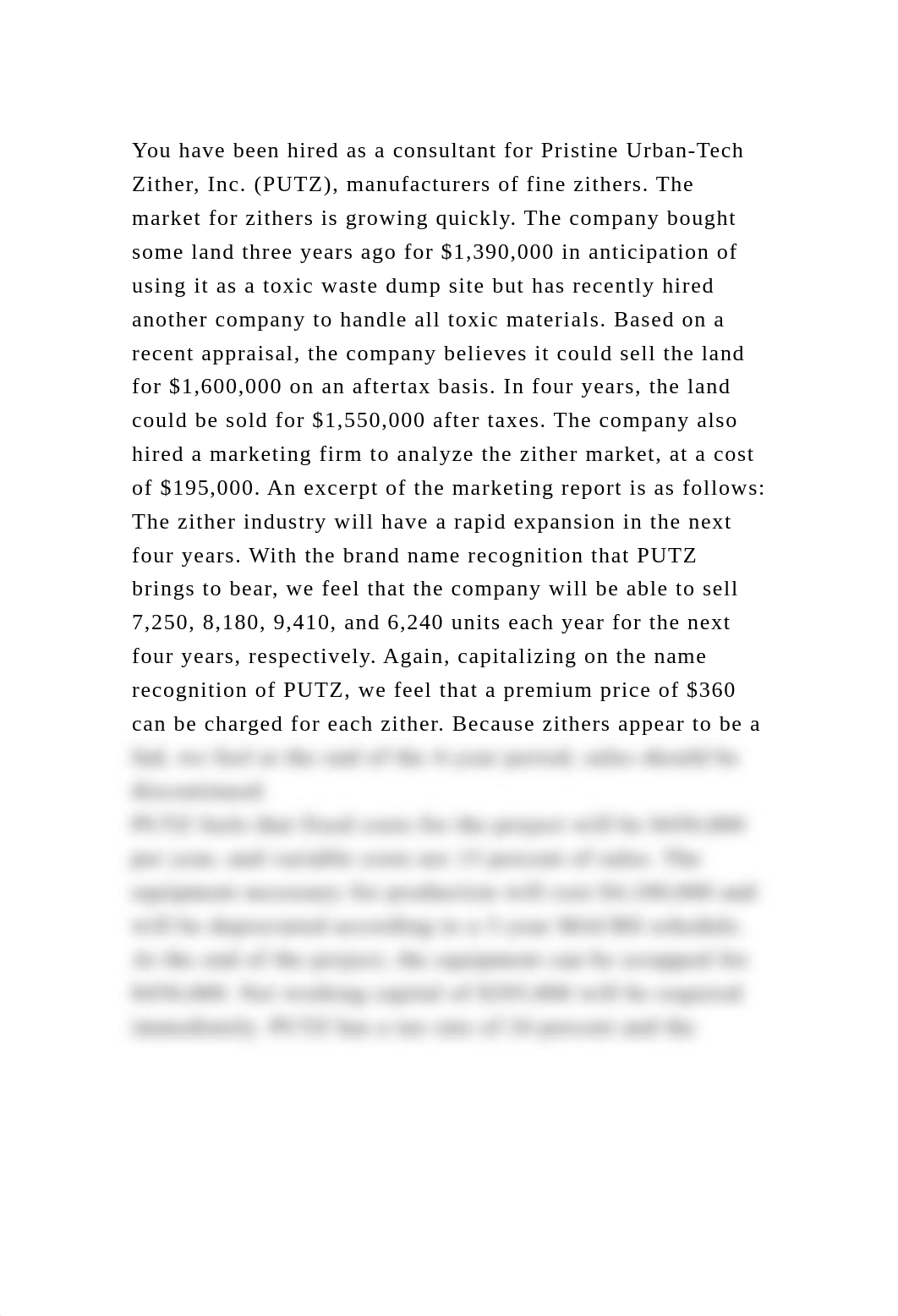 You have been hired as a consultant for Pristine Urban-Tech Zither, .docx_dw0v6tcc000_page2