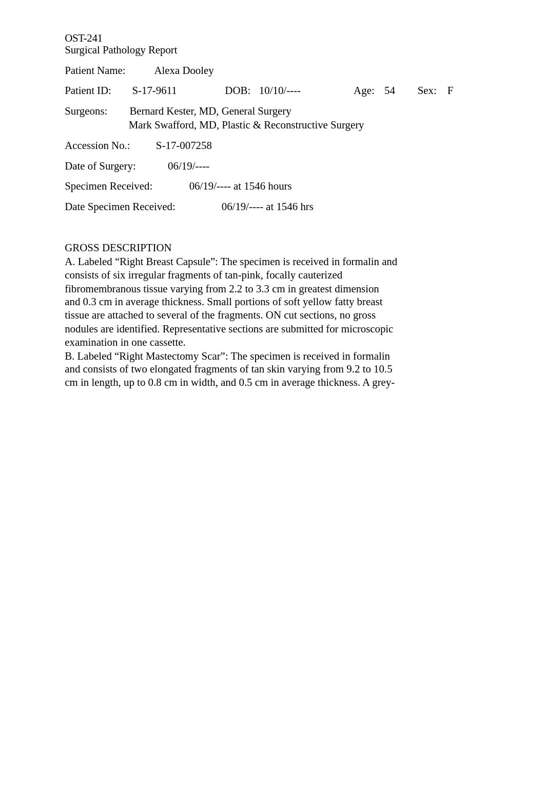 transcription_Case 6_R5_Surgical Pathology Report.docx_dw1k5swashu_page1