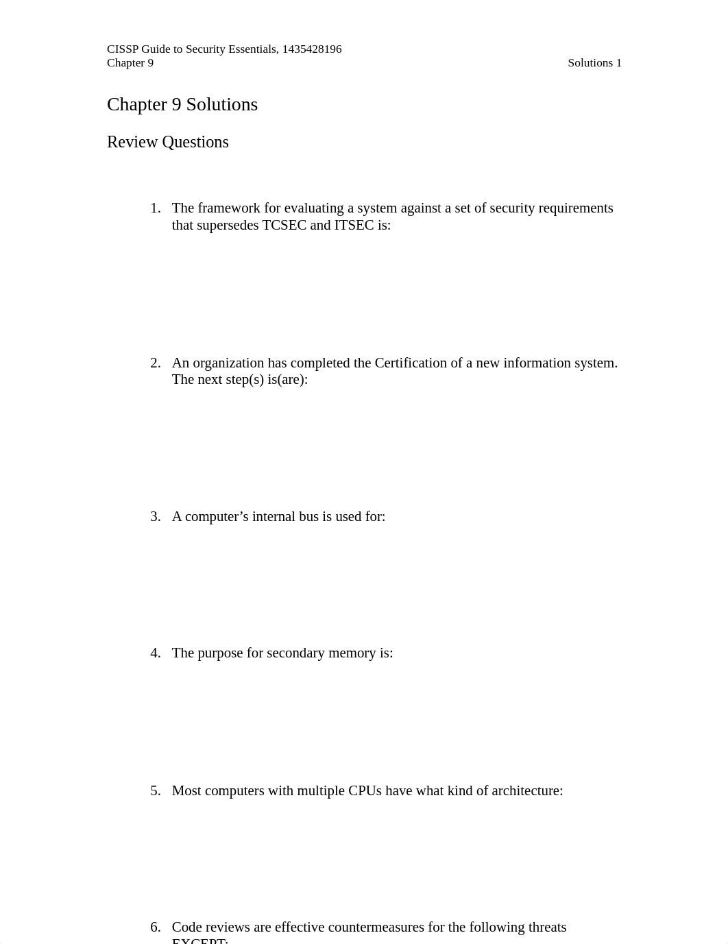 CISSP Gregory Ch09 Solutions.doc_dw1qm1aosxr_page1