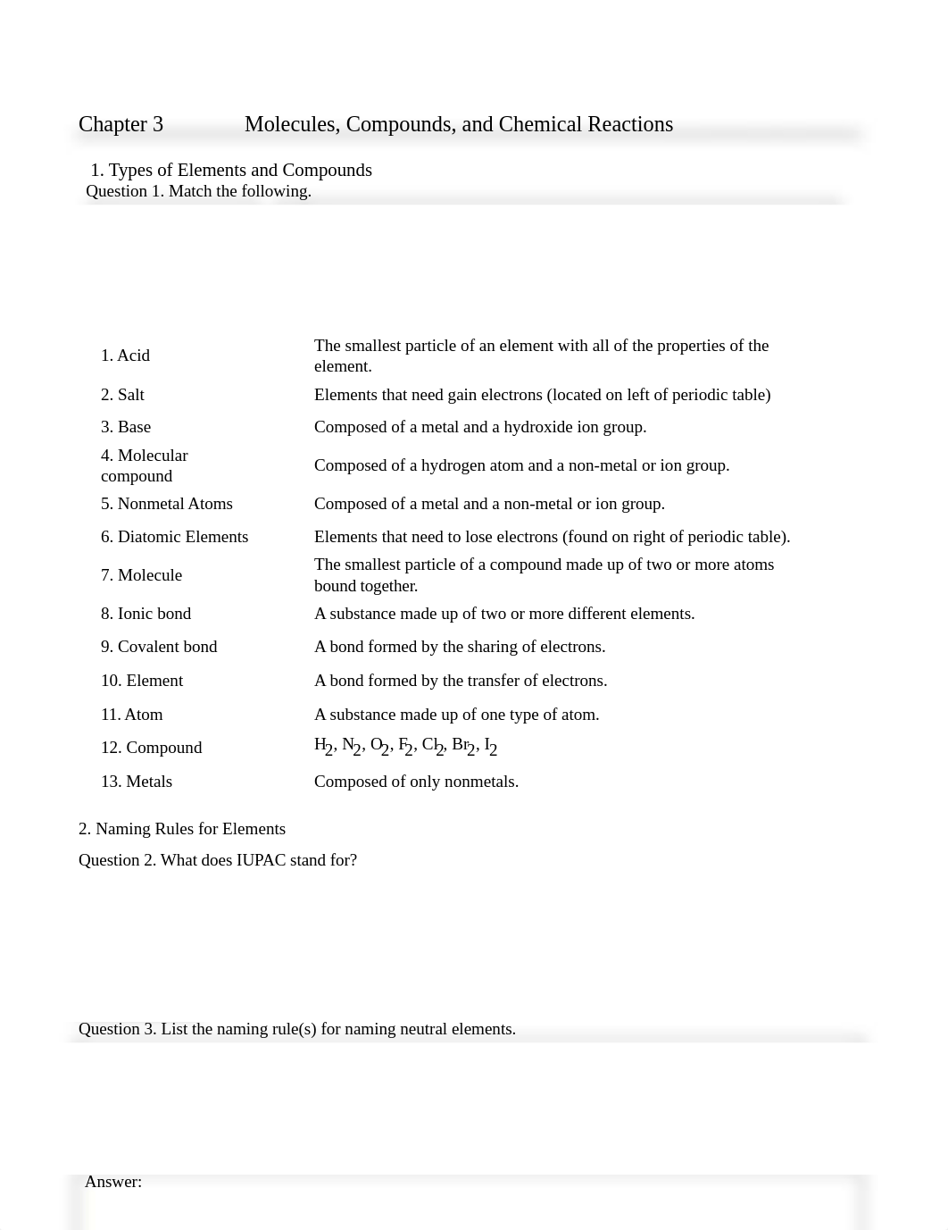 CH3 Molecules, Compounds, and Chemical Equations Answer Sheet V1.docx_dw1tnppglco_page1