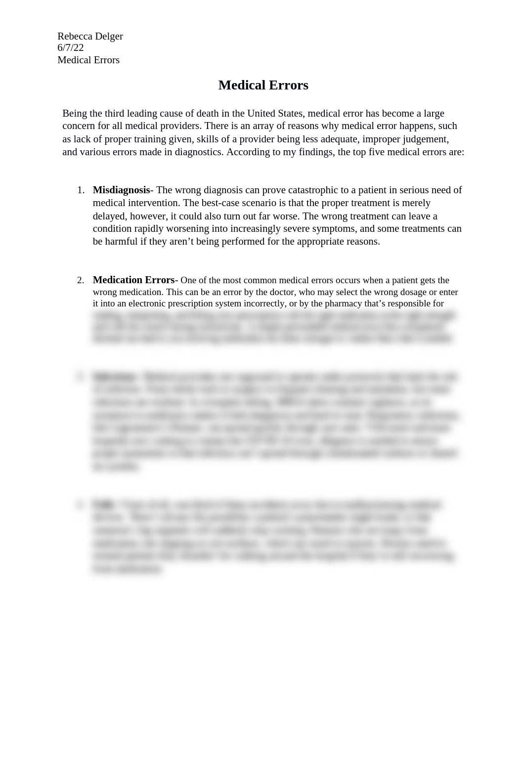 Rebecca delger Week 1 Homework Medical Errors1 (1).docx_dw1xmskd12f_page1