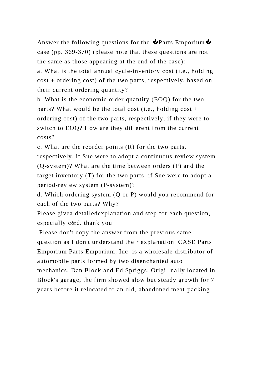 Answer the following questions for the �Parts Emporium� case (pp. 36.docx_dw1zshzoykr_page2