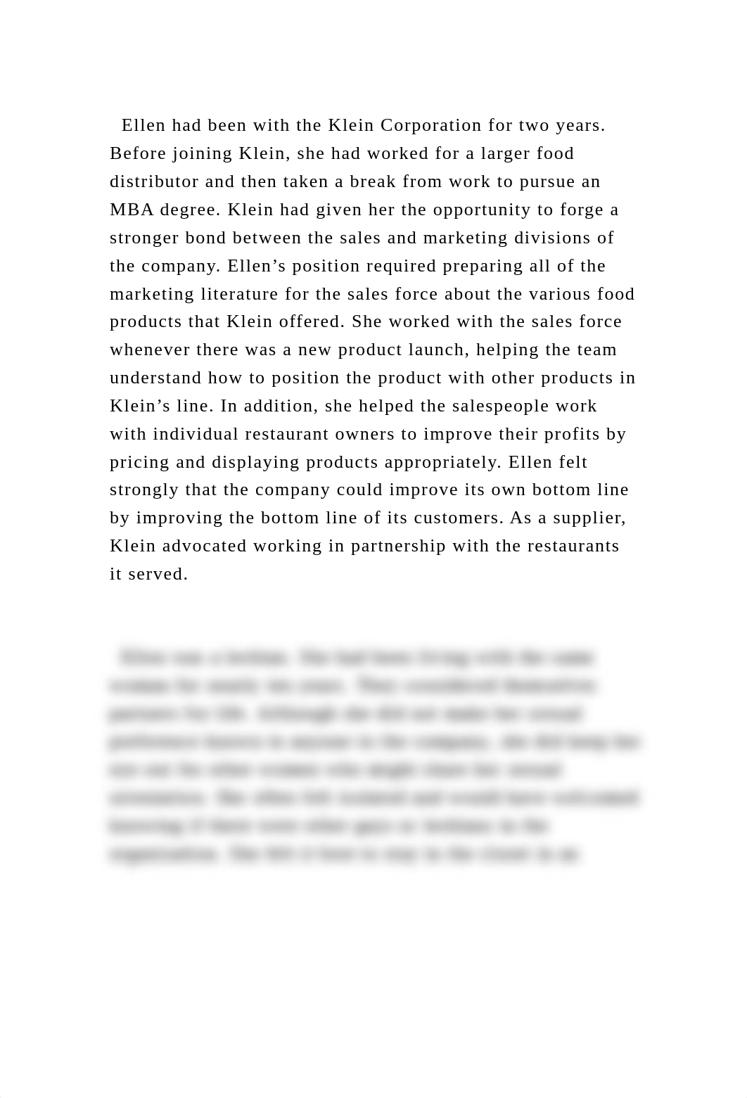 Assignment 1 Homophobia at Klein Corporation    Due Week .docx_dw21re9v8yt_page4