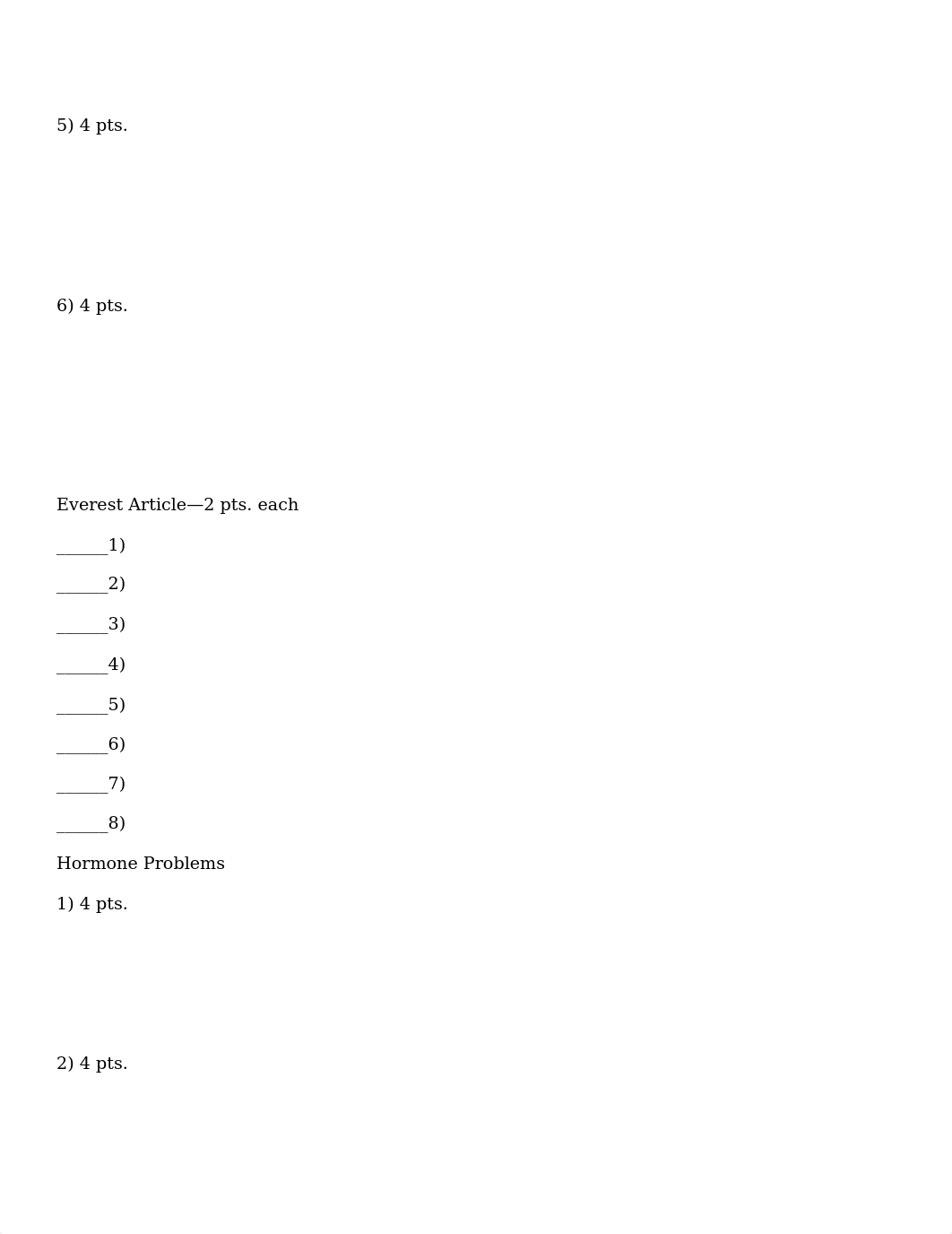 Human Biology Final Exam Answer Sheet Spring 2020.docx_dw27bsmy96q_page2