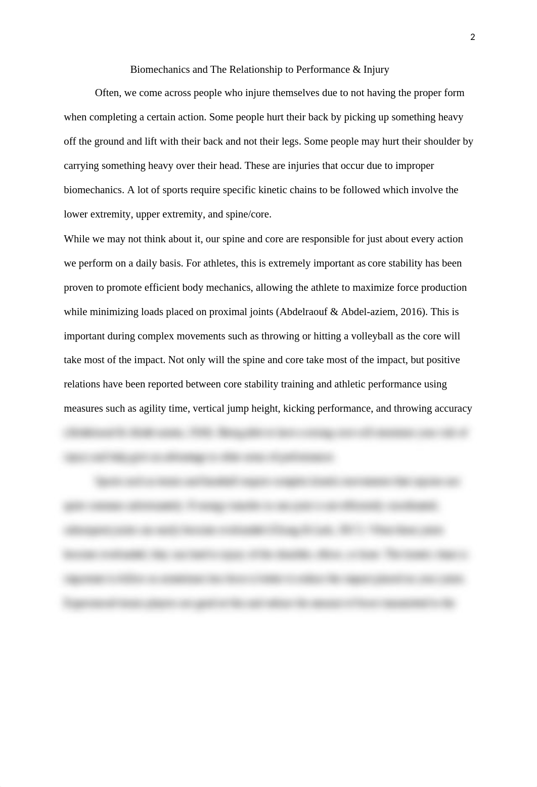 Upper Extremity Biomechanics to Injury with relation to spine:core paper.docx_dw27etaxd75_page2