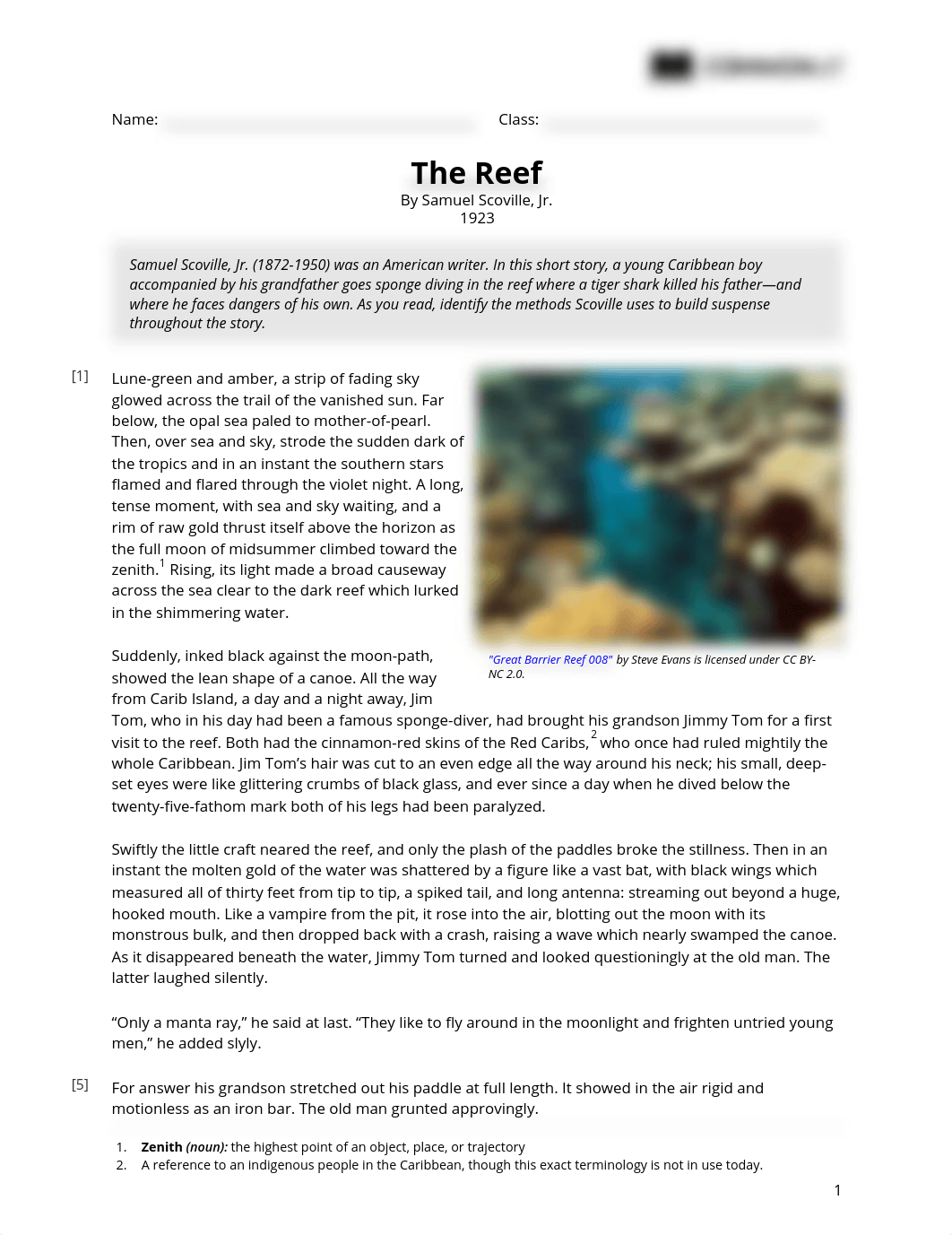 commonlit_the-reef_student.pdf_dw2itko85yi_page1