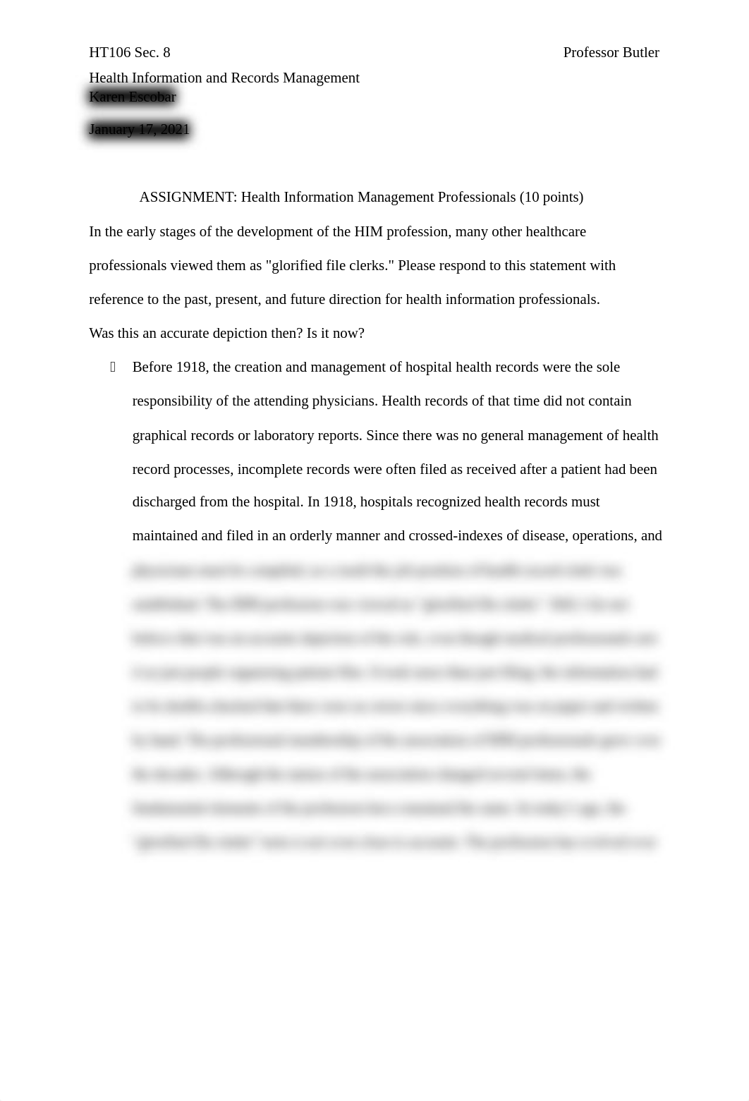 Karen Escobar_HT106 Sec. 8_Assigment 1_Health Information Management Professionals_01172021.docx_dw2l897e5i0_page1